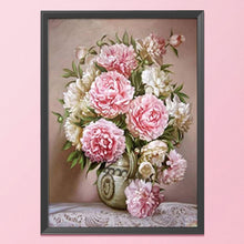 Load image into Gallery viewer, Pink Flower 11CT Stamped Cross Stitch Kit 40x50cm(canvas)
