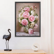 Load image into Gallery viewer, Pink Flower 11CT Stamped Cross Stitch Kit 40x50cm(canvas)
