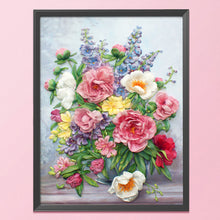 Load image into Gallery viewer, Flowers 11CT Stamped Cross Stitch Kit 40x50cm(canvas)
