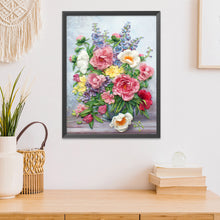 Load image into Gallery viewer, Flowers 11CT Stamped Cross Stitch Kit 40x50cm(canvas)
