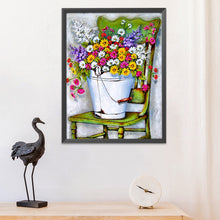 Load image into Gallery viewer, Flowers 11CT Stamped Cross Stitch Kit 40x50cm(canvas)
