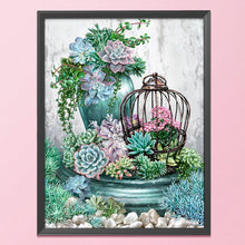 Load image into Gallery viewer, Flowers 11CT Stamped Cross Stitch Kit 40x50cm(canvas)
