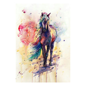 Horse 11CT Stamped Cross Stitch Kit 40x50cm(canvas)