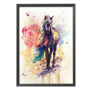 Horse 11CT Stamped Cross Stitch Kit 40x50cm(canvas)