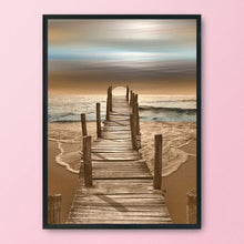 Load image into Gallery viewer, Seaside 11CT Stamped Cross Stitch Kit 36x46cm(canvas)
