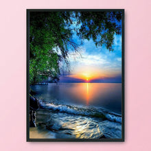 Load image into Gallery viewer, Seaside 11CT Stamped Cross Stitch Kit 36x46cm(canvas)
