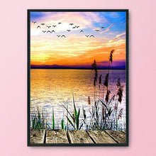 Load image into Gallery viewer, Seaside 11CT Stamped Cross Stitch Kit 36x46cm(canvas)
