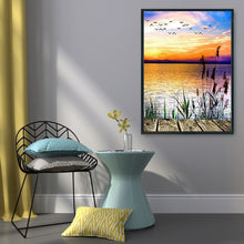 Load image into Gallery viewer, Seaside 11CT Stamped Cross Stitch Kit 36x46cm(canvas)
