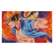 Load image into Gallery viewer, ONE PIECE 11CT Stamped Cross Stitch Kit 60x40cm(canvas)
