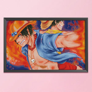 ONE PIECE 11CT Stamped Cross Stitch Kit 60x40cm(canvas)