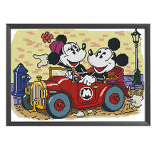 Load image into Gallery viewer, Mickey Mouse 11CT Stamped Cross Stitch Kit 50x40cm(canvas)
