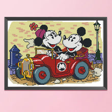 Load image into Gallery viewer, Mickey Mouse 11CT Stamped Cross Stitch Kit 50x40cm(canvas)
