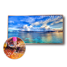 Load image into Gallery viewer, Blue Sea 85x45cm(canvas) Full Round Drill Diamond Painting
