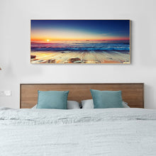 Load image into Gallery viewer, Sunset Beach 85x45cm(canvas) Full Round Drill Diamond Painting
