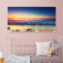 Load image into Gallery viewer, Sunset Beach 85x45cm(canvas) Full Round Drill Diamond Painting
