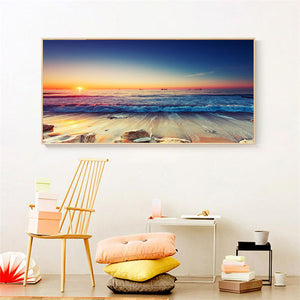 Sunset Beach 85x45cm(canvas) Full Round Drill Diamond Painting