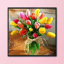 Load image into Gallery viewer, Flower 11CT Stamped Cross Stitch Kit 50x50cm(canvas)
