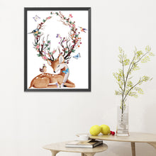 Load image into Gallery viewer, Branch Antler 11CT Stamped Cross Stitch Kit 46x56cm(canvas)
