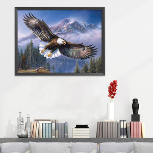 Flying Eagle 11CT Stamped Cross Stitch Kit 66x51cm(canvas)