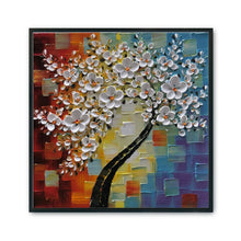 Load image into Gallery viewer, White Leaves 11CT Stamped Cross Stitch Kit 50x50cm(canvas)
