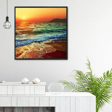Load image into Gallery viewer, Beach Wave 11CT Stamped Cross Stitch Kit 50x50cm(canvas)
