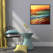 Load image into Gallery viewer, Beach Wave 11CT Stamped Cross Stitch Kit 50x50cm(canvas)
