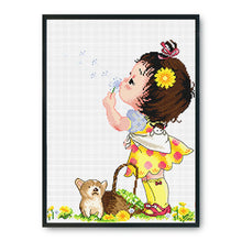 Load image into Gallery viewer, Bubble 11CT Stamped Cross Stitch Kit 45x37cm(canvas)
