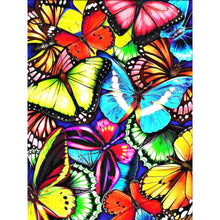 Load image into Gallery viewer, Butterfly 14CT Stamped Cross Stitch Kit 46x36cm(canvas)
