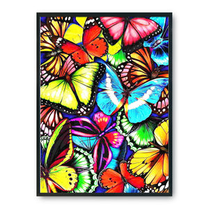 Butterfly 14CT Stamped Cross Stitch Kit 46x36cm(canvas)