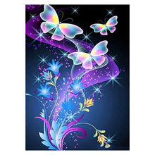 Load image into Gallery viewer, Butterfly 11CT Stamped Cross Stitch Kit 40x50cm(canvas)
