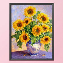 Load image into Gallery viewer, Blooming Sunflower 11CT Stamped Cross Stitch Kit 40x50cm(canvas)

