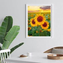 Load image into Gallery viewer, Sunflowers 30x40cm(canvas) Full Round Drill Diamond Painting
