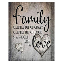 Load image into Gallery viewer, Home Family Letters 11CT Stamped Cross Stitch Kit 46x56cm(canvas)
