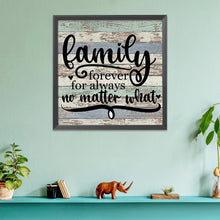 Load image into Gallery viewer, Home Family Letters 11CT Stamped Cross Stitch Kit 36x36cm(canvas)
