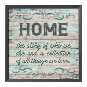 Home Family Letters 11CT Stamped Cross Stitch Kit 46x46cm(canvas)