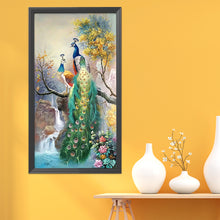 Load image into Gallery viewer, Natural Peafowl 11CT Stamped Cross Stitch Kit 56x101cm(canvas)
