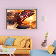 Load image into Gallery viewer, Flying Eagle 40x30cm(canvas) Full Round Drill Diamond Painting
