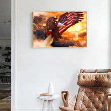 Load image into Gallery viewer, Flying Eagle 40x30cm(canvas) Full Round Drill Diamond Painting
