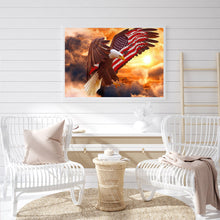 Load image into Gallery viewer, Flying Eagle 40x30cm(canvas) Full Round Drill Diamond Painting
