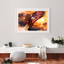 Load image into Gallery viewer, Flying Eagle 40x30cm(canvas) Full Round Drill Diamond Painting
