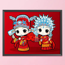 Load image into Gallery viewer, Chinese Wedding 11CT Stamped Cross Stitch Kit 50x40cm(canvas)
