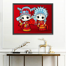 Load image into Gallery viewer, Chinese Wedding 11CT Stamped Cross Stitch Kit 50x40cm(canvas)
