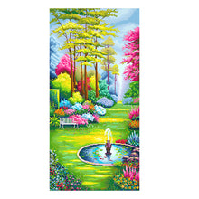 Load image into Gallery viewer, Fountain Garden 11CT Stamped Cross Stitch Kit 90x50cm(canvas)
