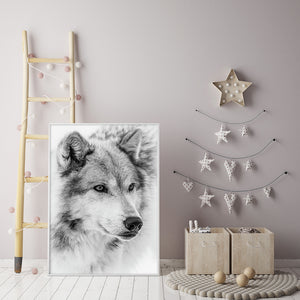 Grey Wolf 40x50cm(canvas) full square drill diamond painting