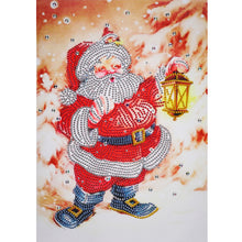 Load image into Gallery viewer, Santa Claus 30x40cm(canvas) beautiful special shaped drill diamond painting
