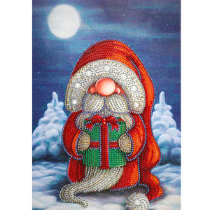Christmas Goblin 30x40cm(canvas) beautiful special shaped drill diamond painting