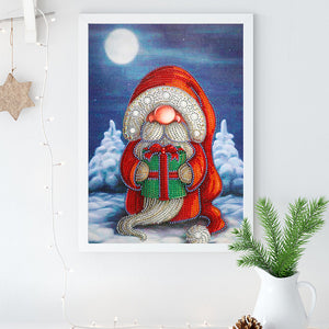 Christmas Goblin 30x40cm(canvas) beautiful special shaped drill diamond painting