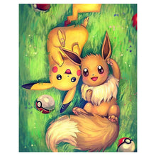 Load image into Gallery viewer, Pikachu 11CT Stamped Cross Stitch Kit 40x65cm(canvas)
