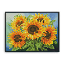 Load image into Gallery viewer, Sunflower 11CT Stamped Cross Stitch Kit 46x36cm(canvas)
