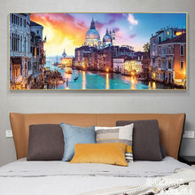 Load image into Gallery viewer, Evening in Venice 80x30cm(canvas) Full Round Drill Diamond Painting
